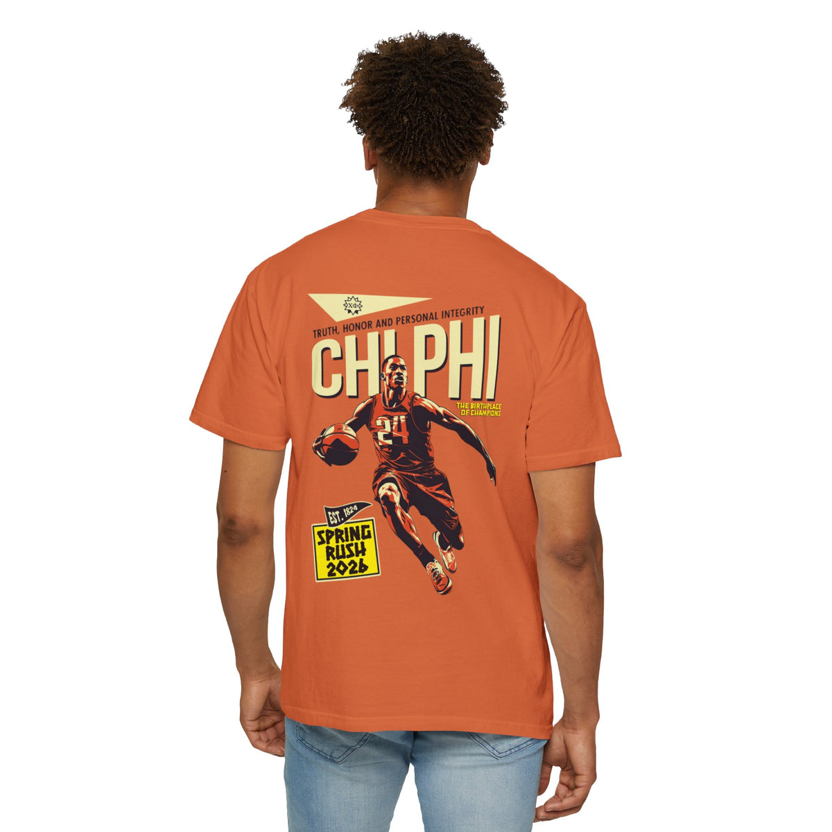 Basketball Spring Rush 2026 CHI PHI TShirt