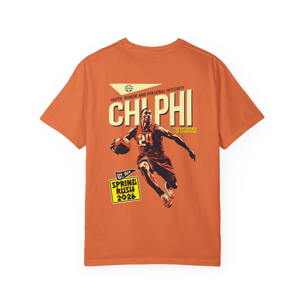 Basketball Spring Rush 2026 CHI PHI TShirt