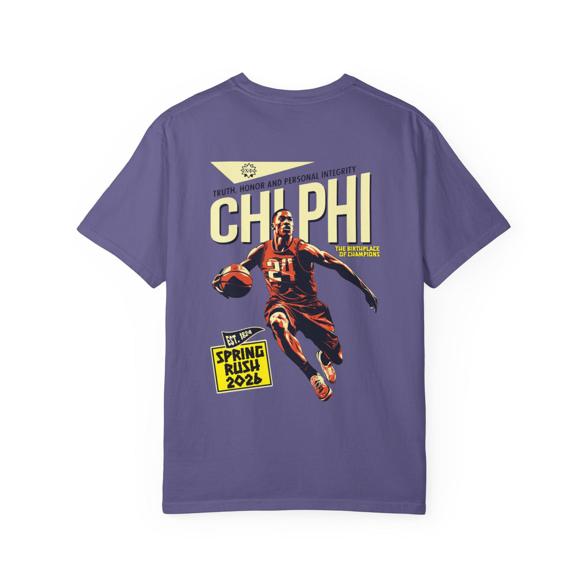 Basketball Spring Rush 2026 CHI PHI TShirt