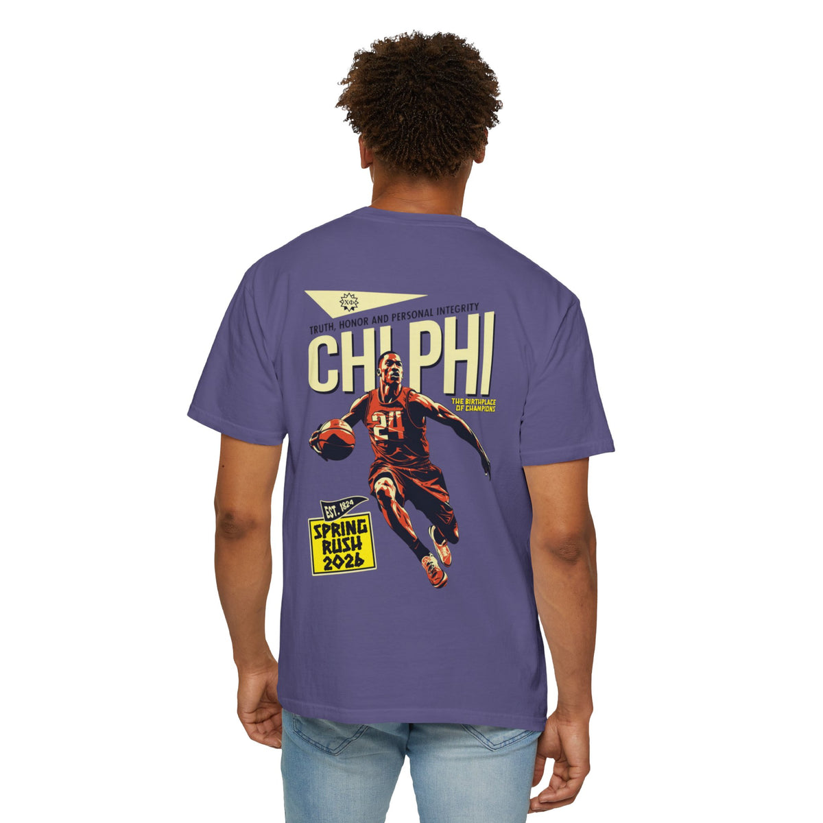 Basketball Spring Rush 2026 CHI PHI TShirt